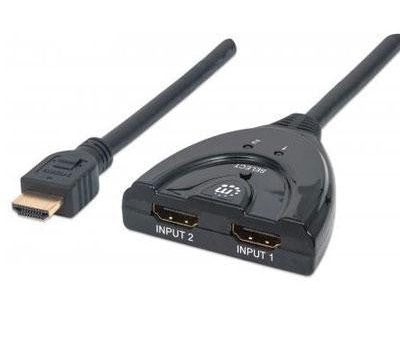 HDMI Switcher 2x1 Pigtail Blk Online Sale