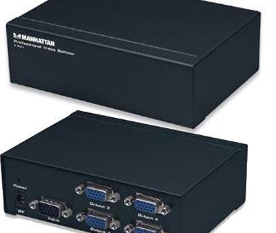 4 Port Prof Video Splitter Hot on Sale