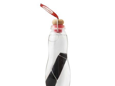 Black + Blum EGG004 Botella de cristal de borosilicato Eau Good (650 ml) - Color rojo Sale