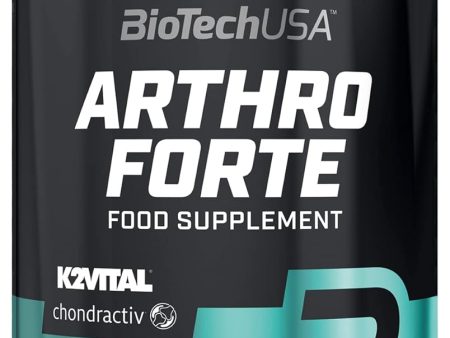 BioTechUSA Arthro Forte Suplemento dietético en tableta con extractos de plantas, MSM, glucosamina, condroitina, MSM, polvo de cartílago hidrolizado y vitamina C, 120 tableta (Cad: 30 09 2025) For Sale