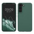 Funda kwmobile Compatible con Samsung Galaxy S22 - Case TPU y Silicona antigolpes - Verde Bosque Embalaje Deteriorado Online Sale