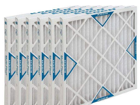 Koch Air Filter 20 x 20 x 4 MERV 13 Pleated Air Filter - 6 Pack For Discount