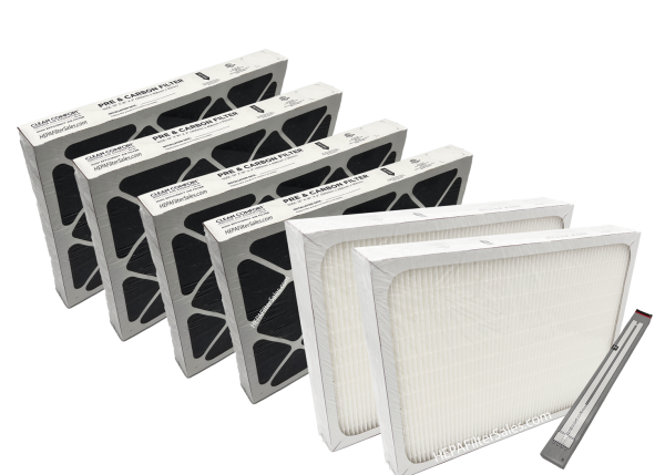 Clean Comfort & Goodman HEPA Home Air Cleaner Replacement Filter Bundle For Sale