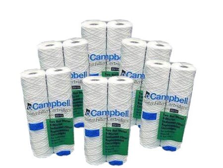 Campbell 1SHW-12 Hot Water Sediment Removal Cartridge - 12 Filter Pack Discount